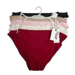 Jessica Simpson Women’s Ultra Flirty Bikini Fit Sz XL Pkg/5 Multi Colors